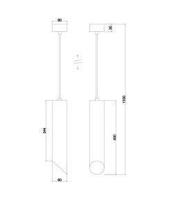 Lampe Ø 6 cm LIPARI - Masse