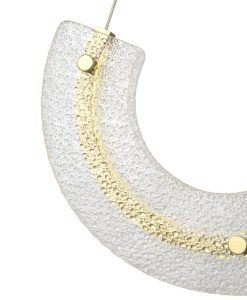 MAYA LED gold- und kristallfarbene Lampe - Details