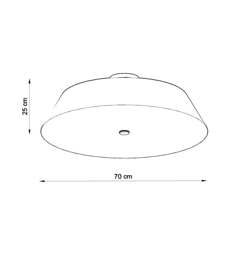 Deckenleuchte Ø 70 cm VEGA - Masse