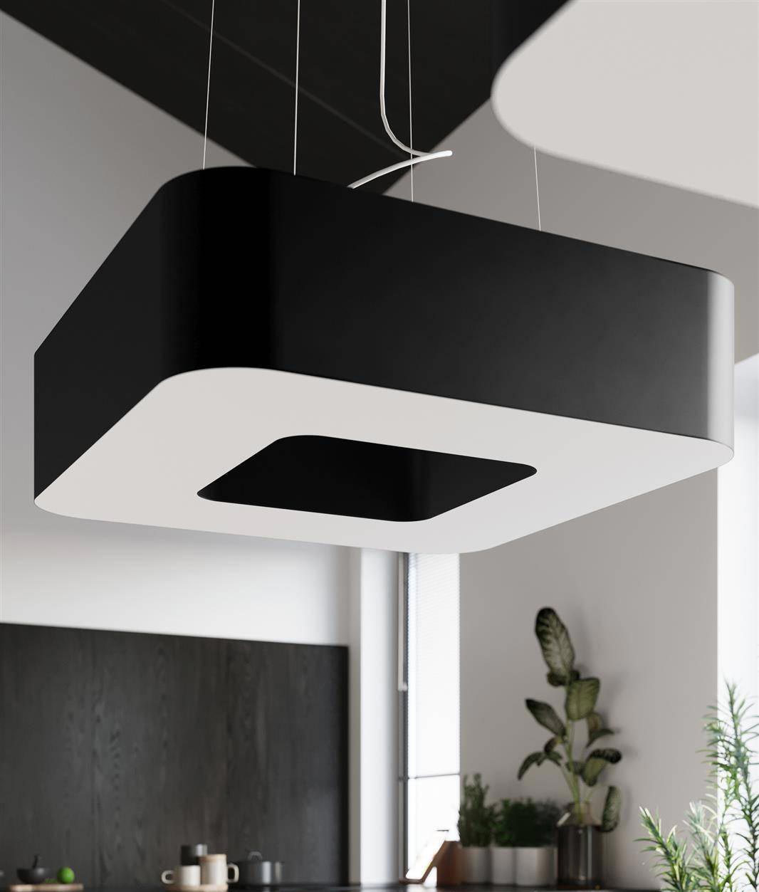 Schwarze Lampe 80 cm URANO - Details