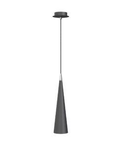 Schwarze Lampe Ø 8 cm NEVILL