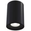 Schwarze Lampe Ø 85 mm SLIM