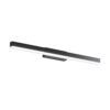 Schwarze Wandleuchte 60 cm FICHTE LED
