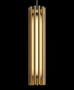 SONATA LED messingfarbene Pendelleuchte - Details