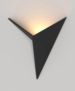 TRAME LED moderne Wandleuchte schwarz - Details