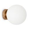 Wandleuchte Gold Ø 18 cm BASIC FORM