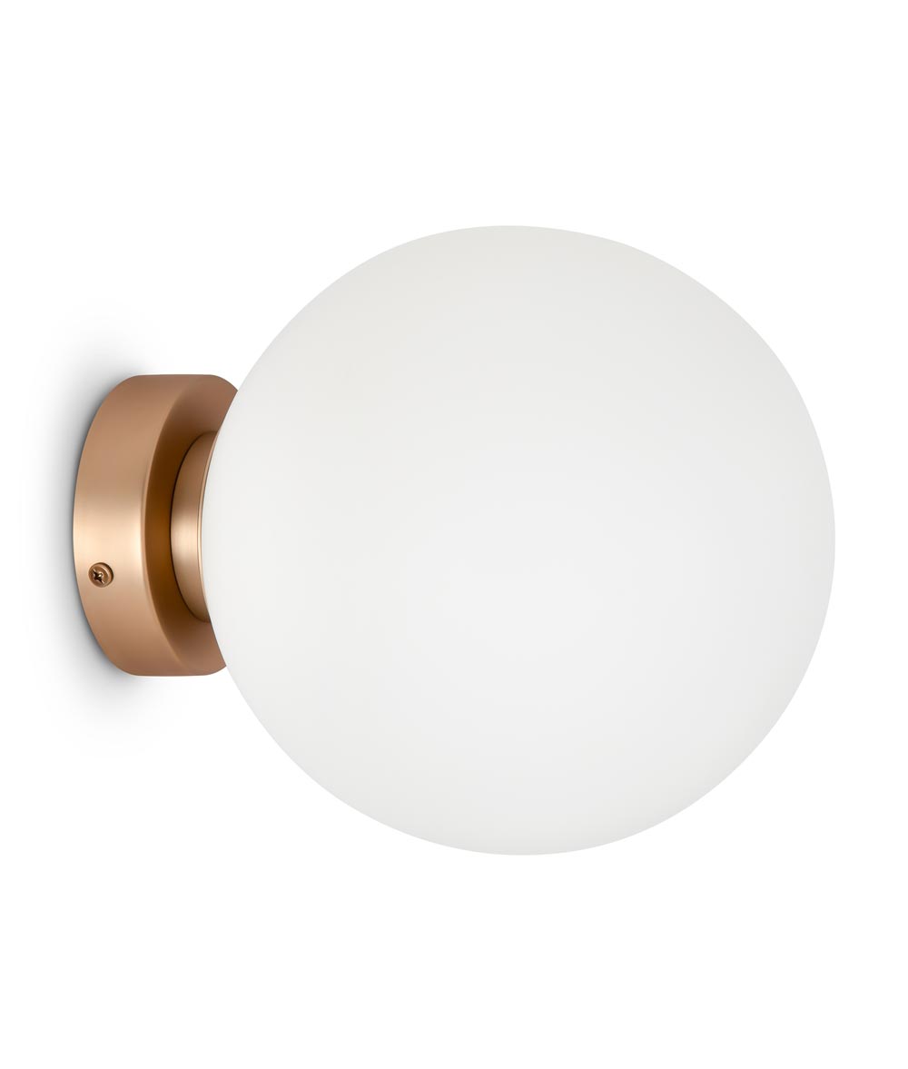 Wandleuchte gold Ø 20 cm BASIC FORM