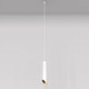 Weiß-goldene Design-Lampe Ø 6 cm LIPARI