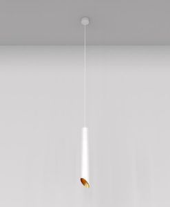 Weiß-goldene Lampe Ø 6 cm LIPARI - Details