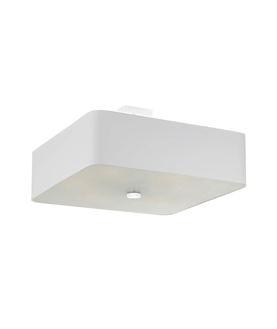 Weiße Deckenleuchte 45 cm LOKKO