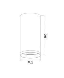 Lampe Ø 5 cm FOCUS S - Masse