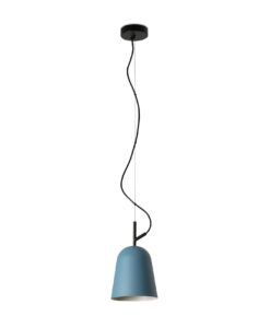 Blaue und schwarze Pendelleuchte Ø16 cm STUDIO