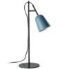 Blaue und schwarze Tischlampe STUDIO