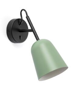Grüne und schwarze STUDIO-Wandleuchte