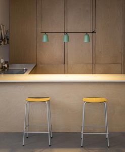 Lineare Lampe 3 grüne und schwarze Lichter STUDIO - Umgebung