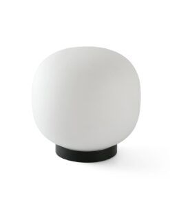 Schwarz-weiße Tischlampe AMELIA