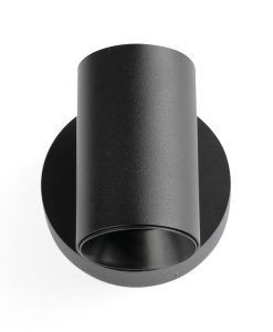 Schwarze Wandleuchte mit STAN-Schalter 2