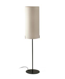 Stehleuchte NILA in Schwarz und Cremeweiß