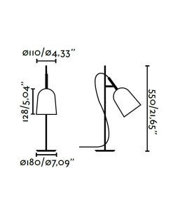 STUDIO Tischlampe - Masse