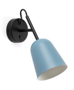 Wandleuchte STUDIO in Blau und Schwarz