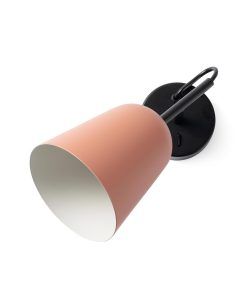 Wandleuchte STUDIO in Rosa und Schwarz 2
