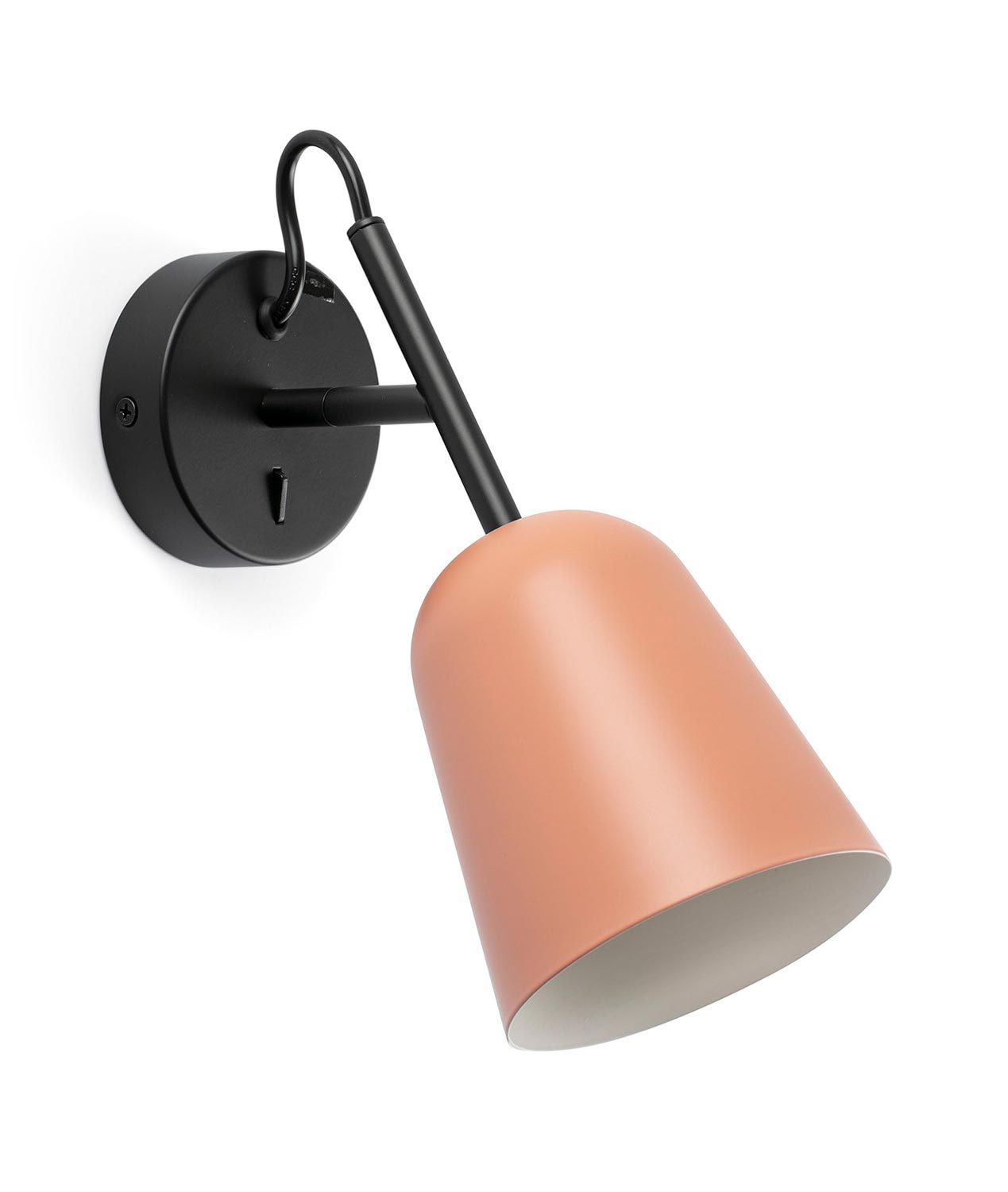 Wandleuchte STUDIO in Rosa und Schwarz