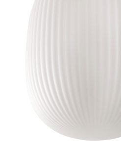 Weiße und opale Pendelleuchte Ø31 cm ISABELLE - Details