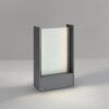 Dunkelgraue Kennleuchte, Höhe 30 cm, MATIA LED