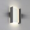 Dunkelgraue Wandleuchte Höhe 24 cm MATIA LED