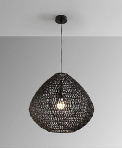 Lampe aus geflochtenem Papierseil Ø 50 cm MAON