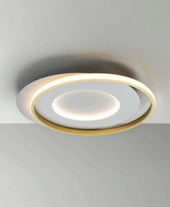 Lampe weißem und goldenem 50 cm LIMBOS LED