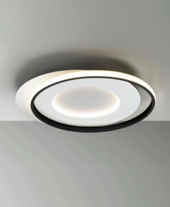 Lampe Schwarz-weißes Neutrallicht 58 x 50 cm LIMBOS LED