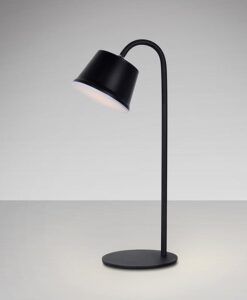 Schwarze Tischleuchte 34 cm Höhe CUCO LED