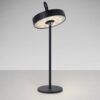 Schwarze Tischleuchte 35 cm Höhe GONG LED