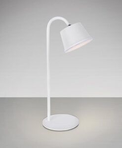 Weiße Tischleuchte 34 cm Höhe CUCO LED