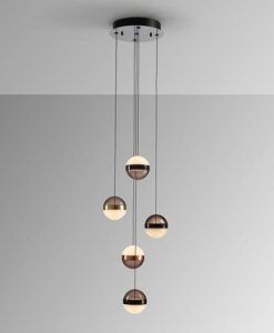 Deckenleuchte 5 Lichter Ø 32 cm ORBES LED