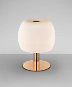 Goldene Tischlampe H 32 cm Ø 26 cm BALOON