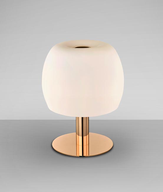 Goldene Tischlampe H 32 cm Ø 26 cm BALOON