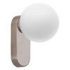 Badezimmer-Wandleuchte aus mattem Nickel MABE 6W 3000K