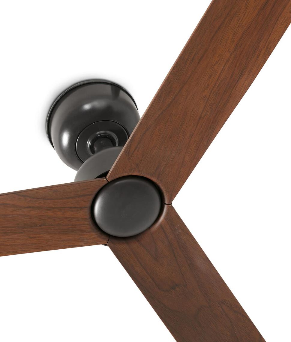 Deckenventilator MARINE M Braun und Dunkel-Nussbaum Ø 125 - 2