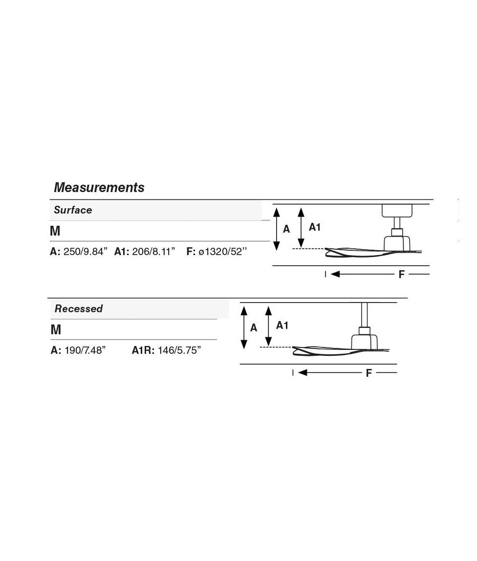 Deckenventilator ROCKER M Ø 132 cm - 2