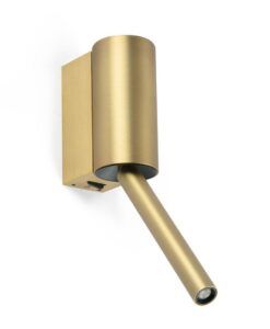 Leseleuchte in satiniertem Gold DANTE LED 3W 2700K