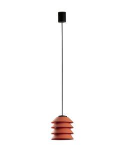 Orangefarbene Außenleuchte Ø 18 cm TOBA - 2