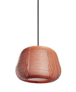 Orangefarbene Außenpendelleuchte Ø 28 cm NARITA - 2