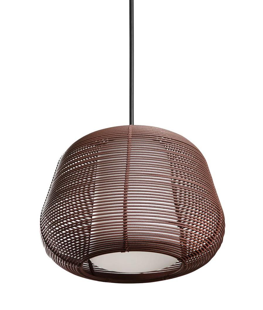 Rostbraune Außenpendelleuchte Ø 28 cm NARITA - 2