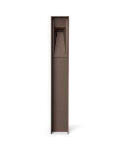 Rostbraune Bodenleuchte 30 cm hoch, TIL LED 3W 2700K 24V - 2
