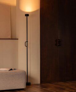 Schwarze Stehlampe, Höhe 184 cm STAFF 26W LED - 5