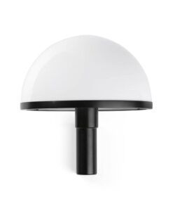 Schwarze Wandleuchte DOME - 2
