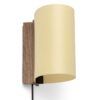 Wandleuchte in Nussbaum und Papyrus CATA 180 LED