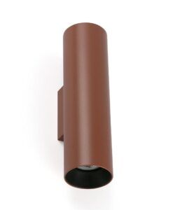 Wandleuchte mit 2 Leuchten in Terrakotta STAN